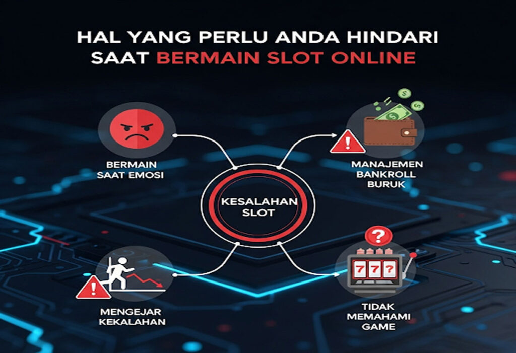 Hal yang Perlu Anda Hindari Saat Bermain Slot Online